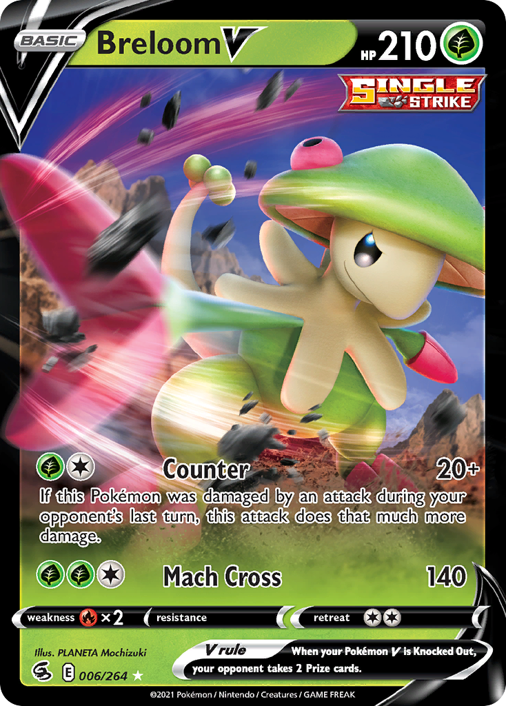 Fusion Strike Breloom V #6/264